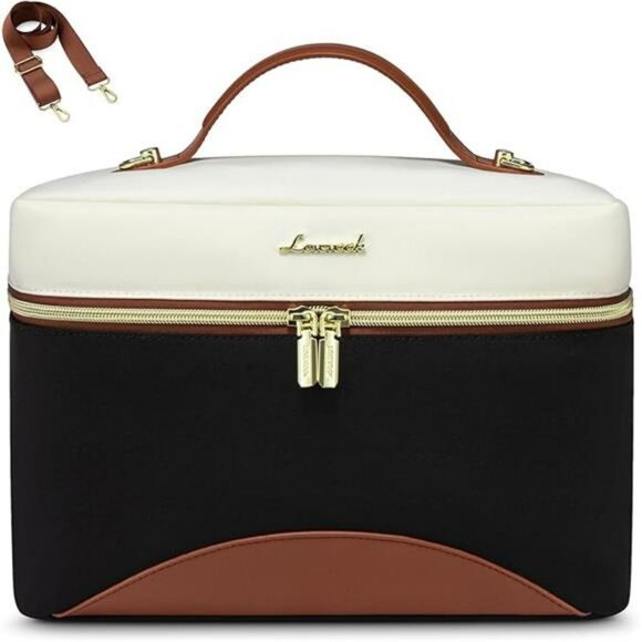 Large insulated lunch bag tote leakproof cooler bag for women work picnic beach - Picture 7 of 7